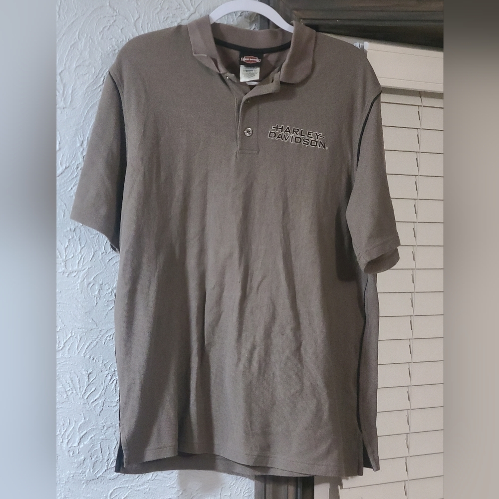 Harley-Davidson Mens Polo Shirt - Davenport, IA